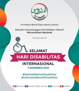 Read more about the article SELAMAT HARI DISABILITAS INTERNASIONAL 2020