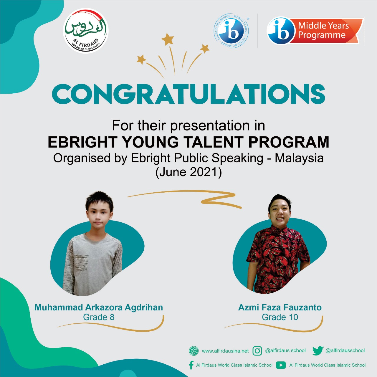 Read more about the article Congratulations!