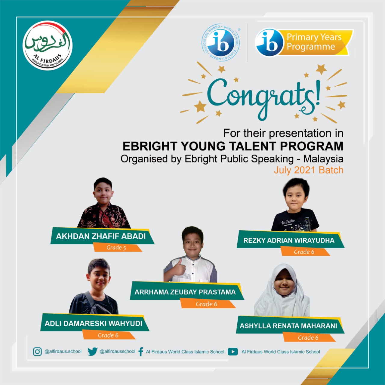 Read more about the article Congratulations!