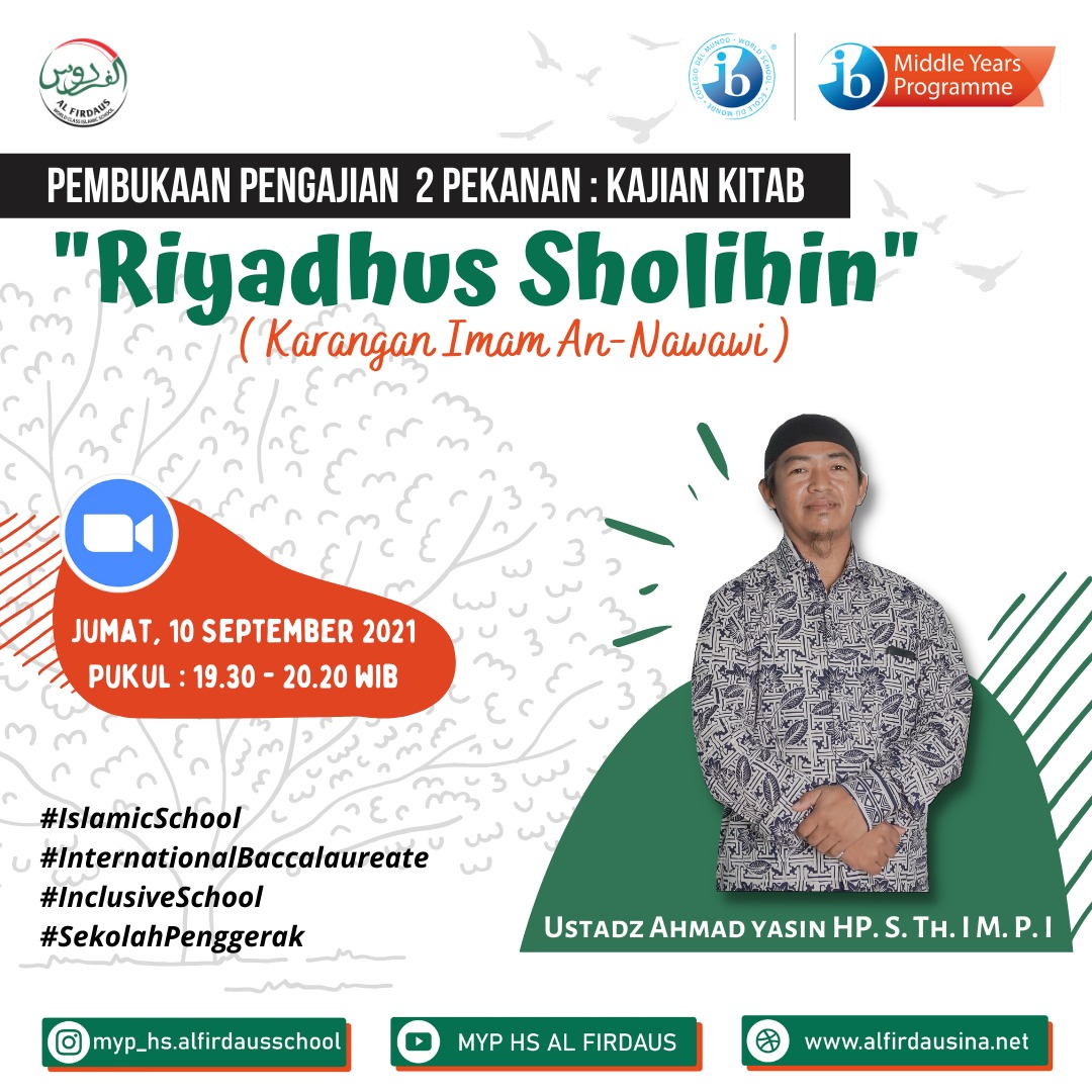 Read more about the article Kajian Kitab “Riyadhus Sholihin” – Karangan Imam An Nawawi