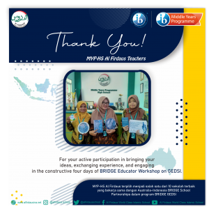 Read more about the article Thank You for the MYP – High School Teachers