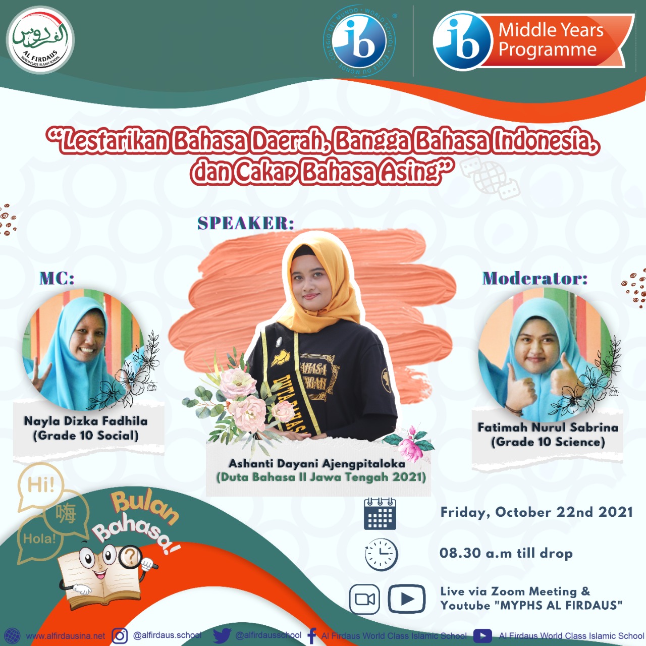 Read more about the article Bulan Bahasa: Lestarikan Bahasa Daerah, Bangga Bahasa Indonesia, dan Cakap Bahasa Asing