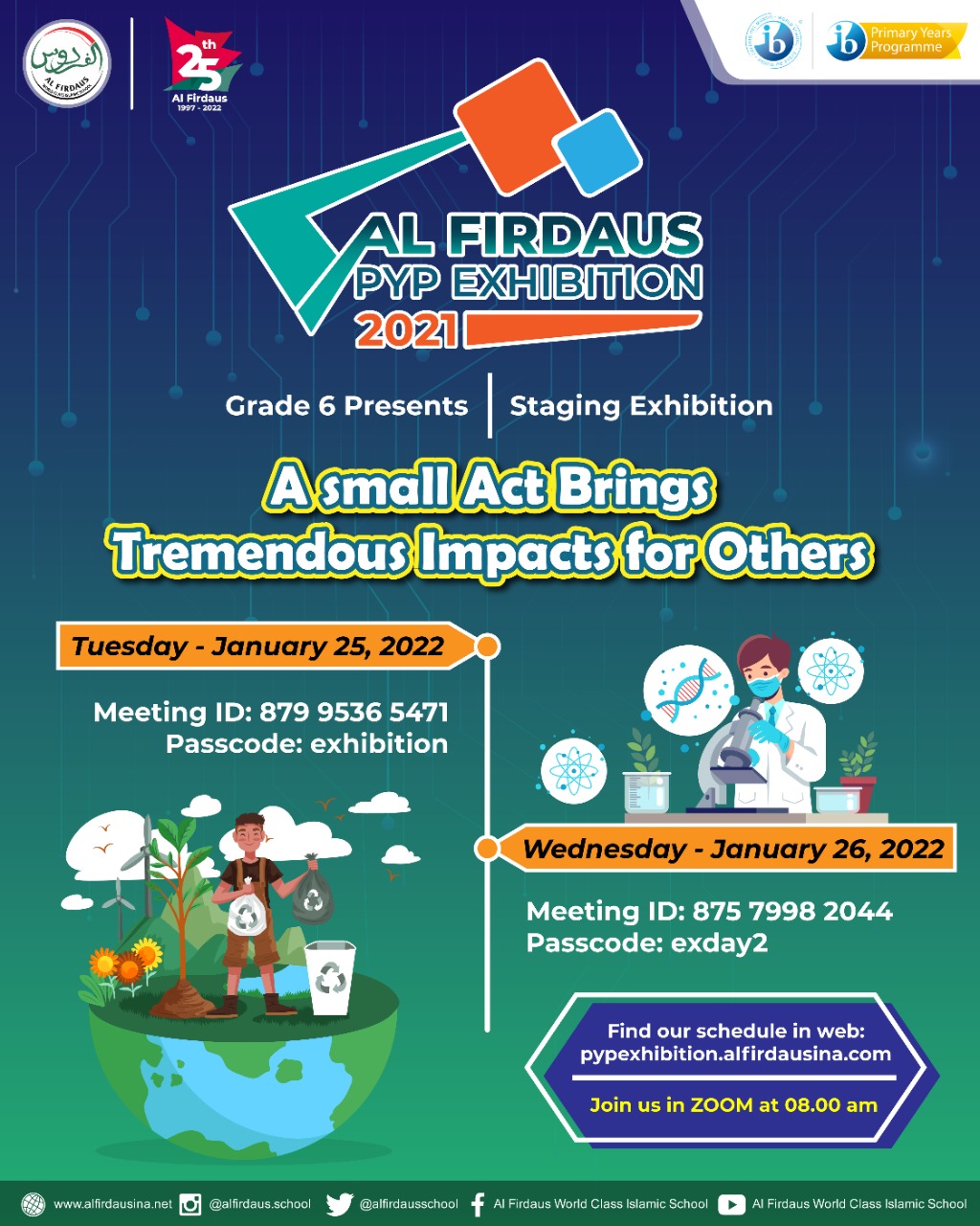 Read more about the article Staging Exhibition PYP Al Firdaus 2021: A small Act Brings Tremendous Impacts for Others