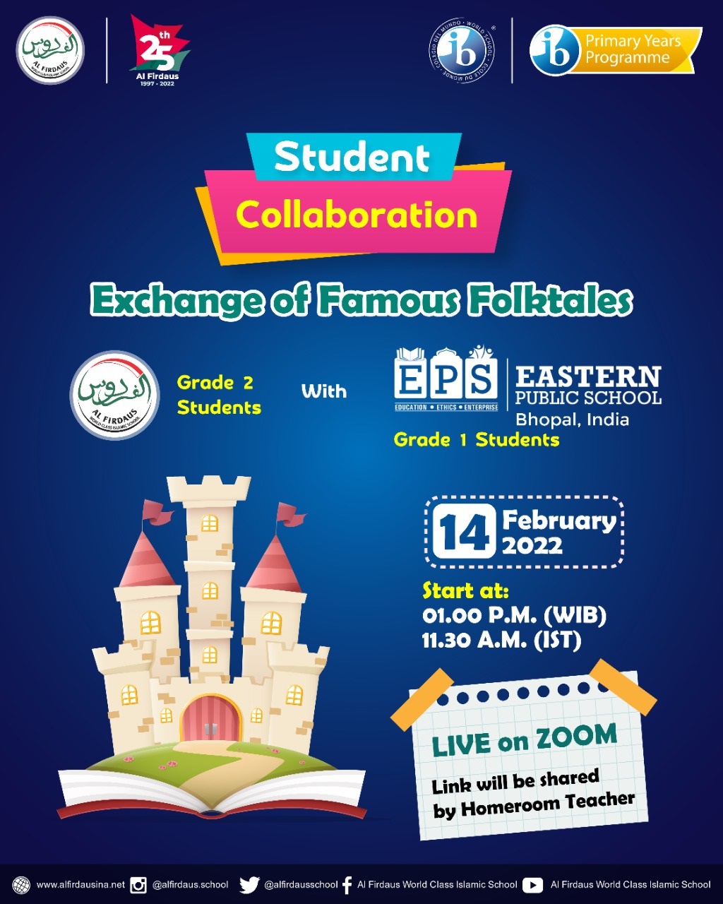 Read more about the article Student Collaboration PYP Al Firdaus 2022: Exchange of Famous Folktales