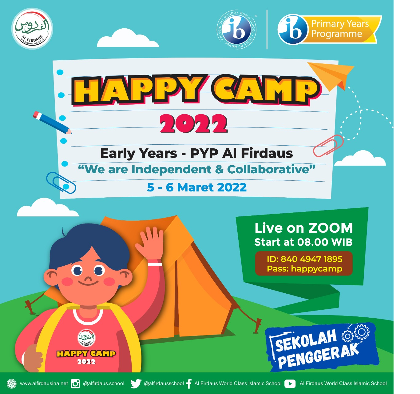 Read more about the article Happy Camp Early Years – PYP Al Firdaus 2022: “We are Independent and Collaborative”