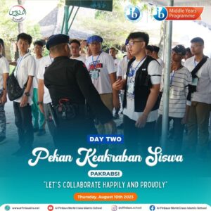 Read more about the article PAKRABSI MYP-HS AL FIRDAUS –  DAY TWO